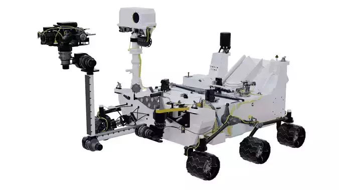 Curiosity Rover 3D model