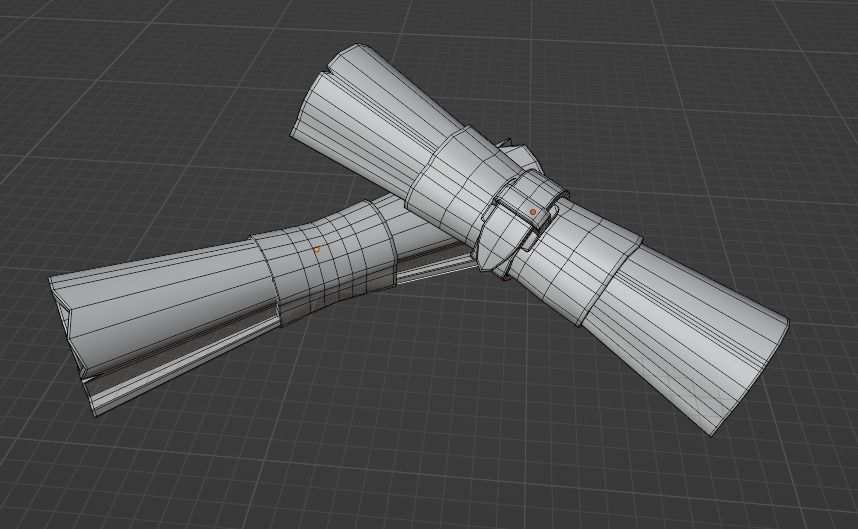 Stylized Scroll Pack Low-poly 3D model_5