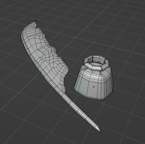 Stylized Scroll Pack Low-poly 3D model_6