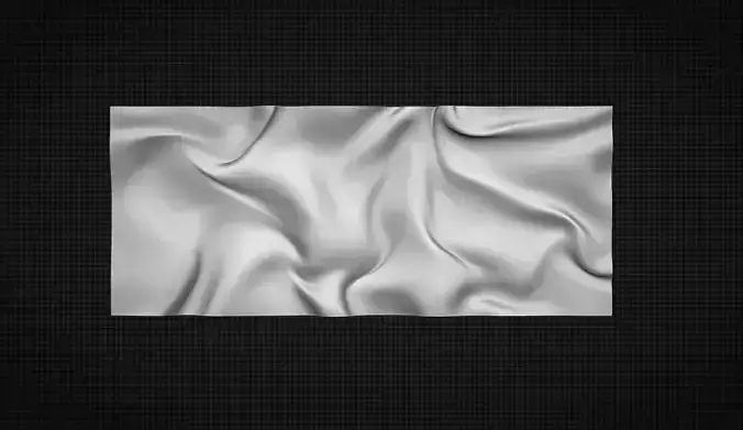 Drapery Wall Art Panel  for cnc carving 3D print model