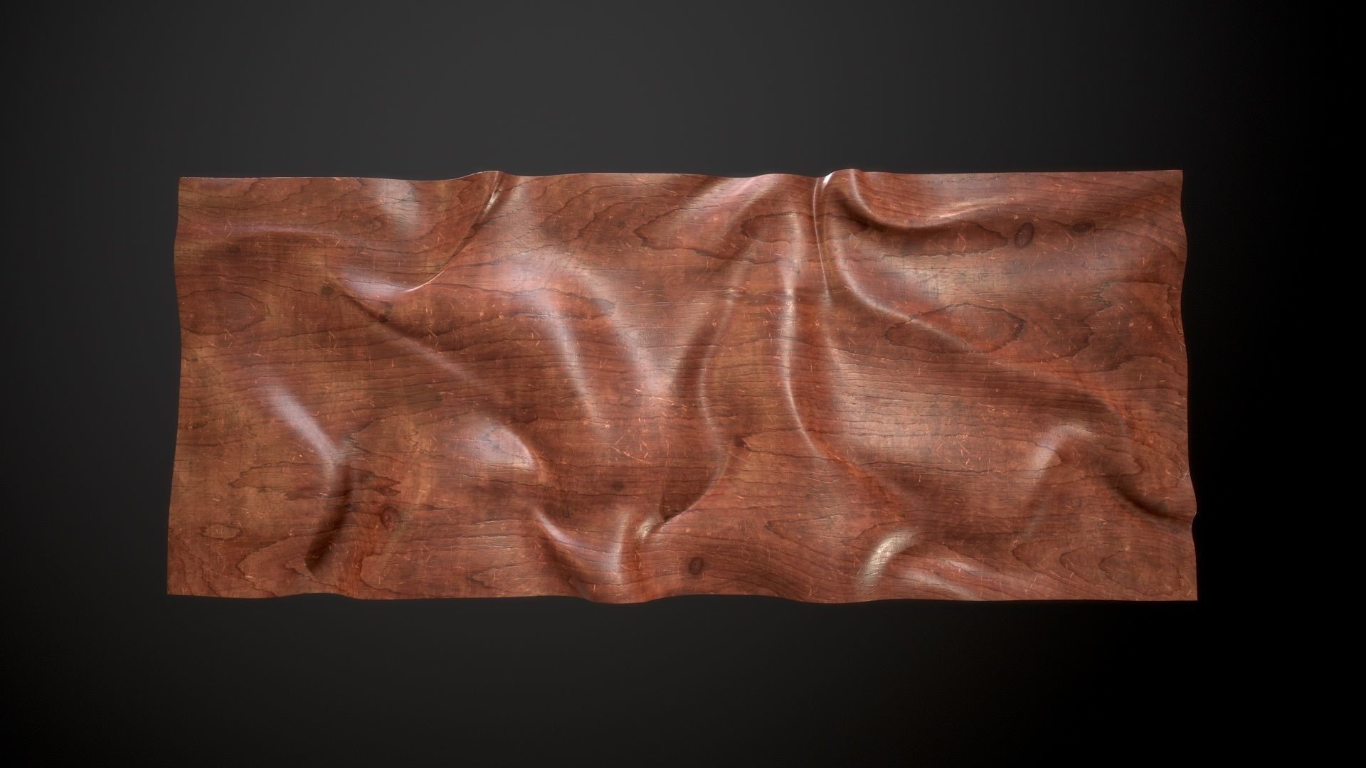 Drapery Wall Art Panel  for cnc carving 3D print model_2