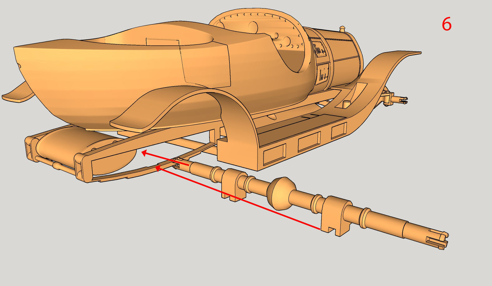 Chitty Chitty Bang Bang car PRINTABLE HIGH POLY 3D 3D print model_19
