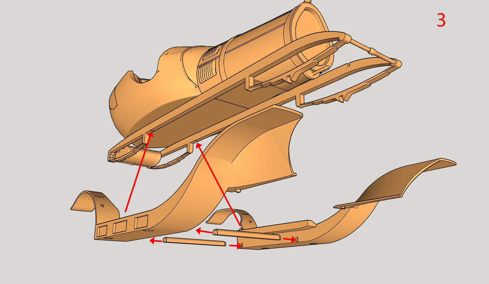 Chitty Chitty Bang Bang car PRINTABLE HIGH POLY 3D 3D print model_16
