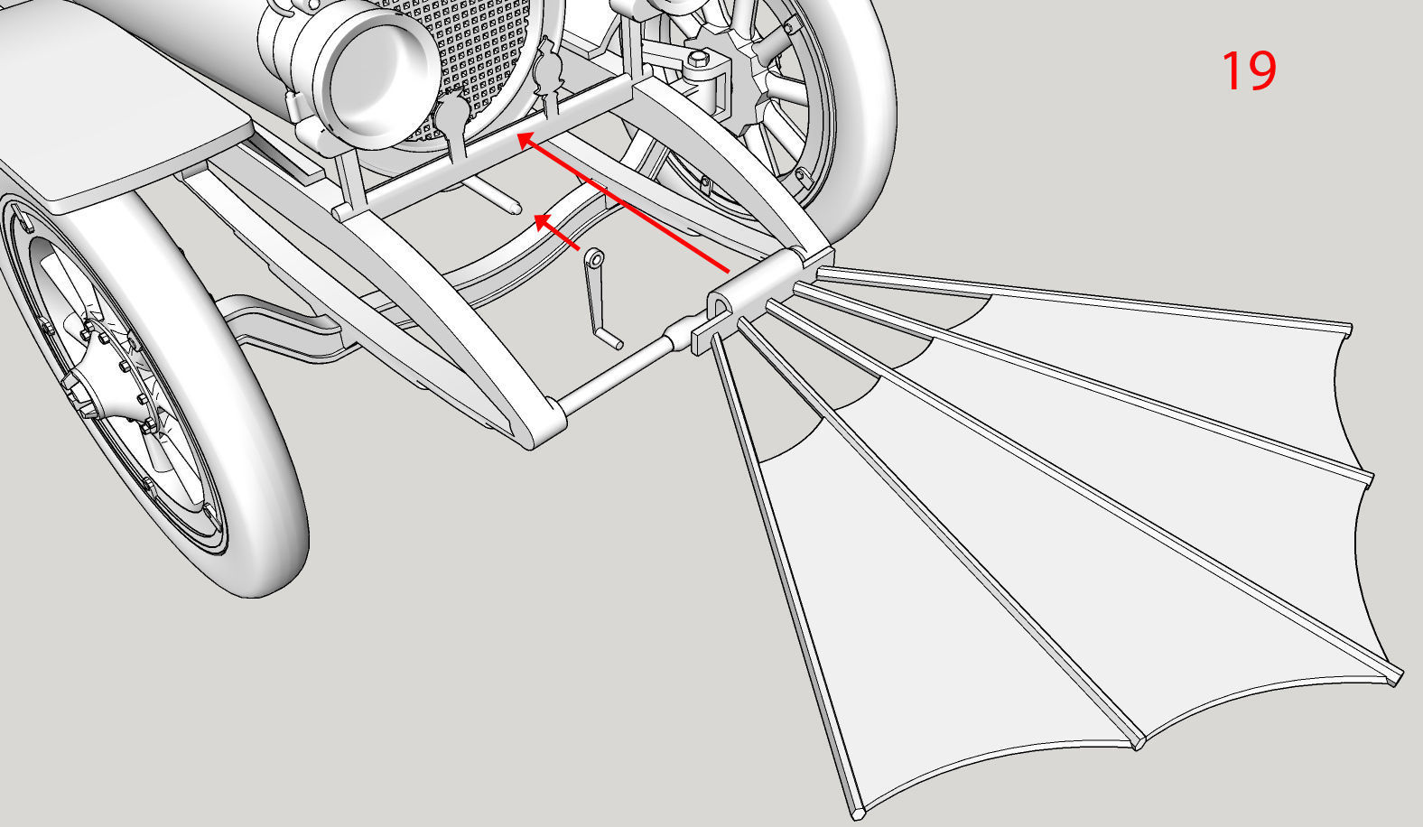 Chitty Chitty Bang Bang car PRINTABLE HIGH POLY 3D 3D print model_32