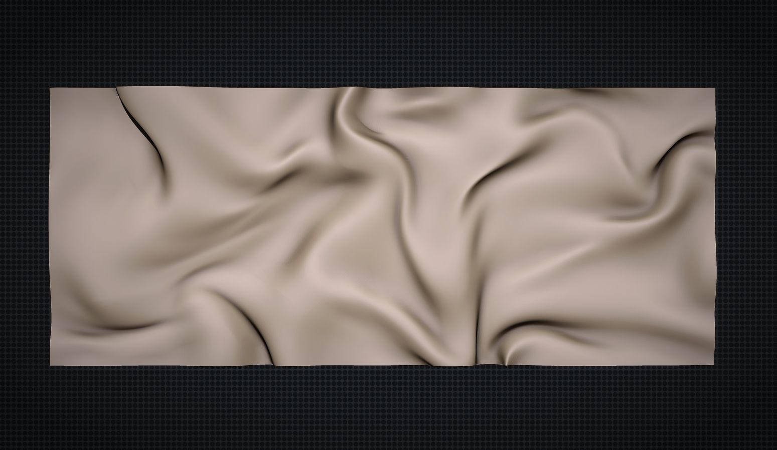 Drapery Wall Art Panel  for cnc carving 3D print model_9