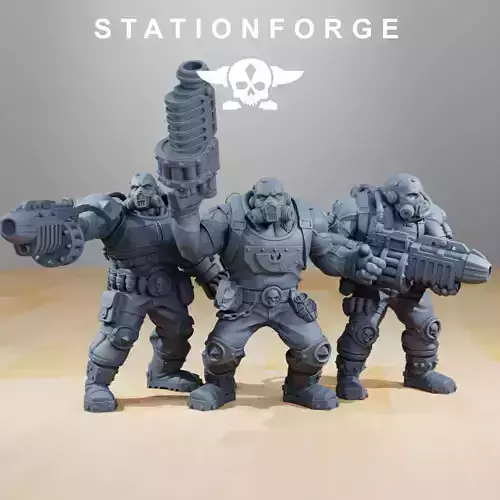 National Guard Guerrillas 3D print model