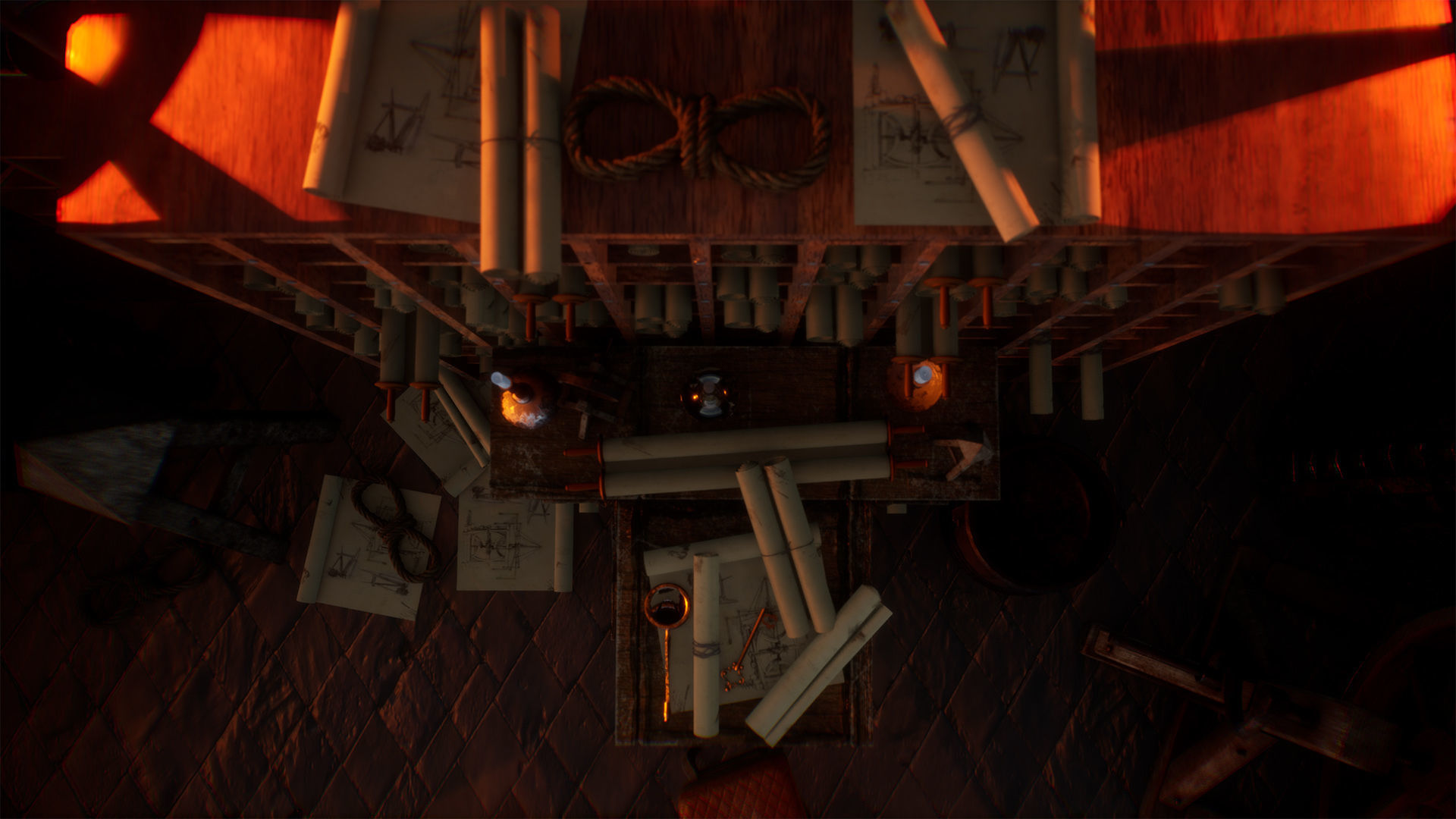 Medieval Engineer Props  35 Props Low-poly 3D model_6