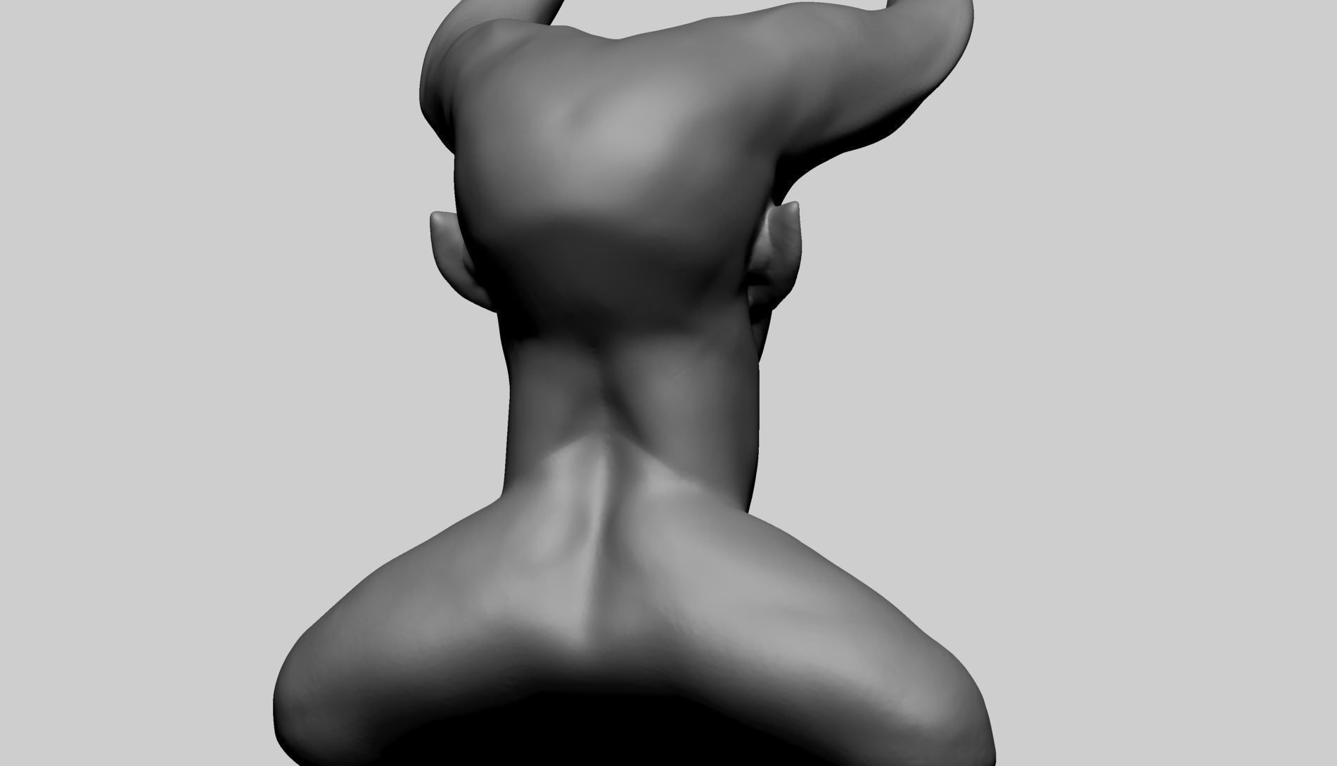 Creature Head S 3D model_3