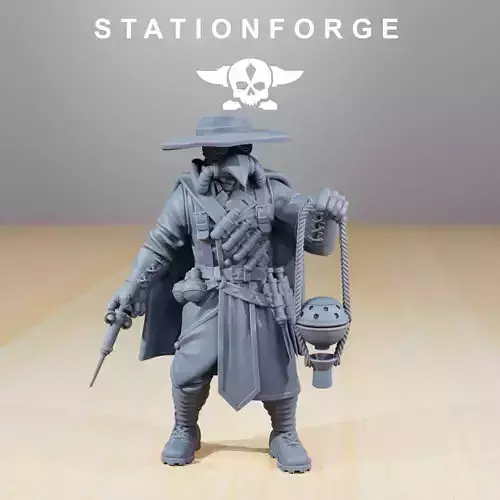 GrimGuard Plague Doctor 3D print model