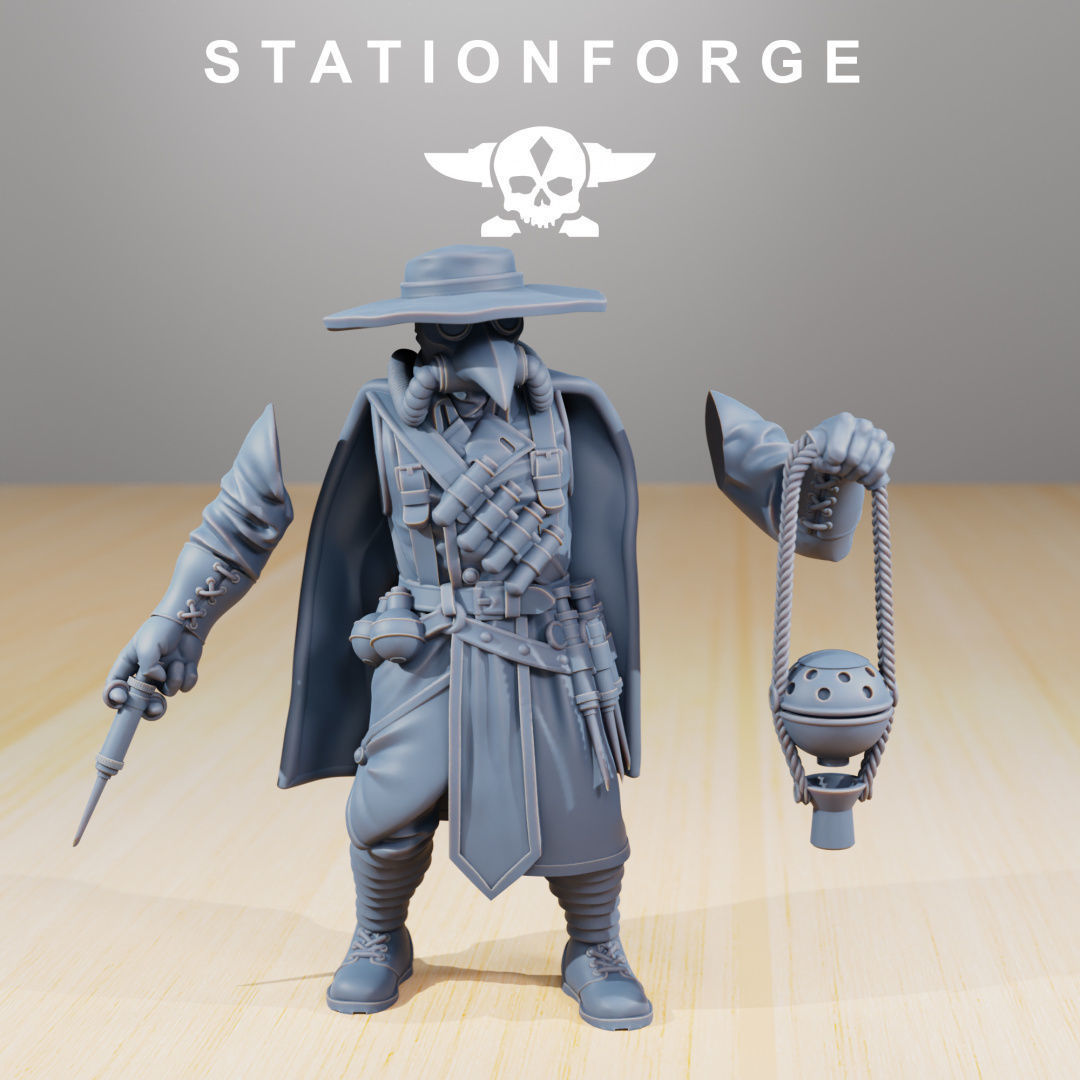 GrimGuard Plague Doctor 3D print model_1