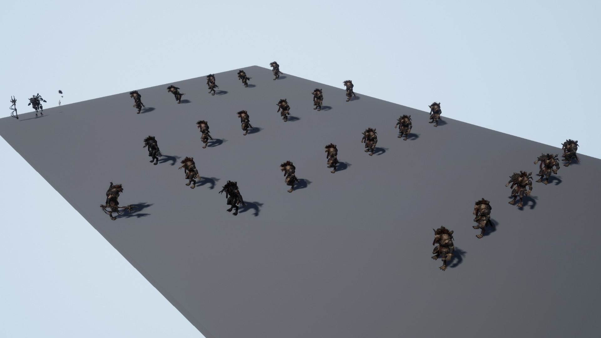 Gnoll Warrior Rigged Low-poly 3D model_31