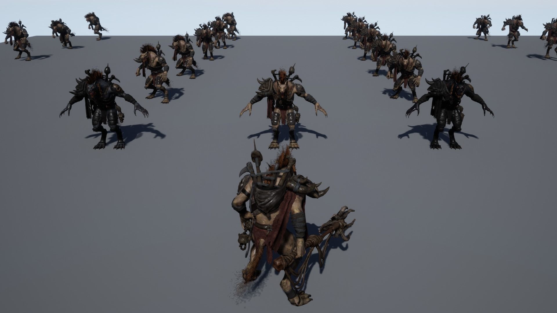 Gnoll Warrior Rigged Low-poly 3D model_32