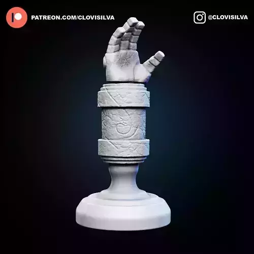 Hellboy Hand - Height 150 mm  3D print model