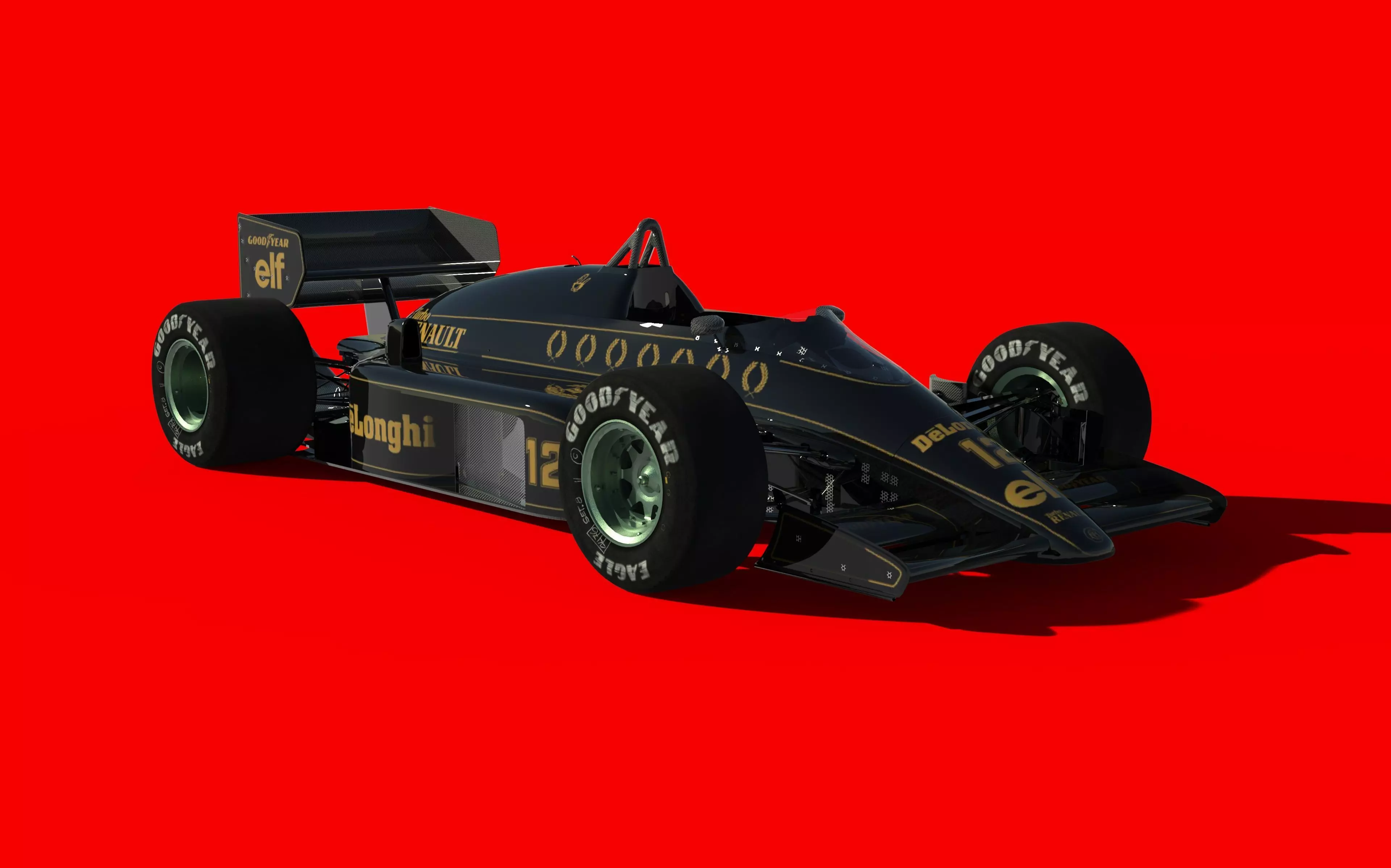 LOTUS-98T racing car 3D model