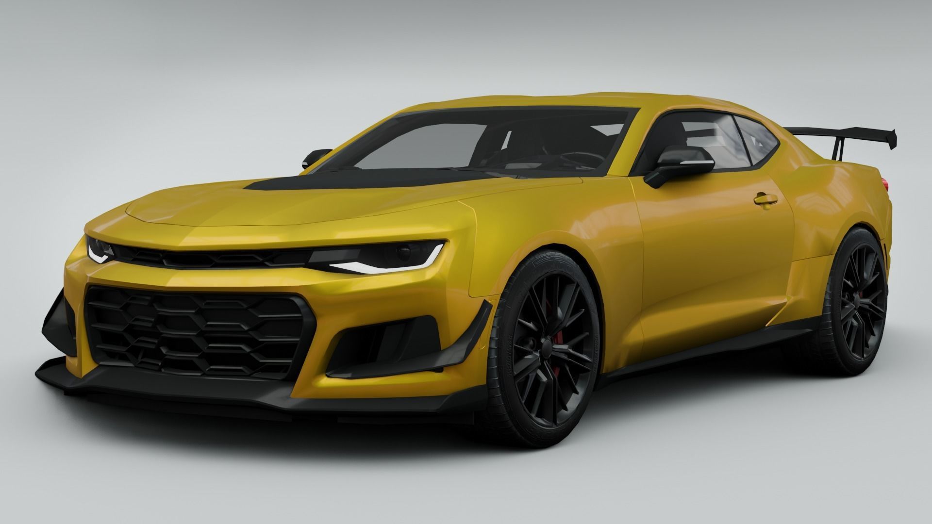 Chevrolet Camaro ZL1 2020 3D model_2