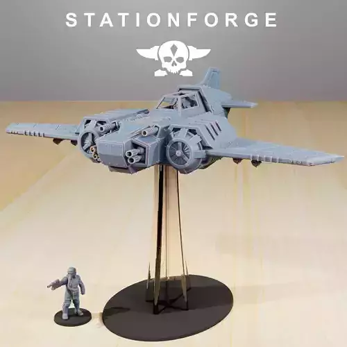 GrimGuard SF-19A Fighter Plane 3D print model