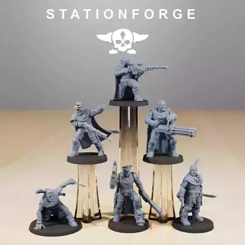 National Guard Orkaz Hunters 3D print model