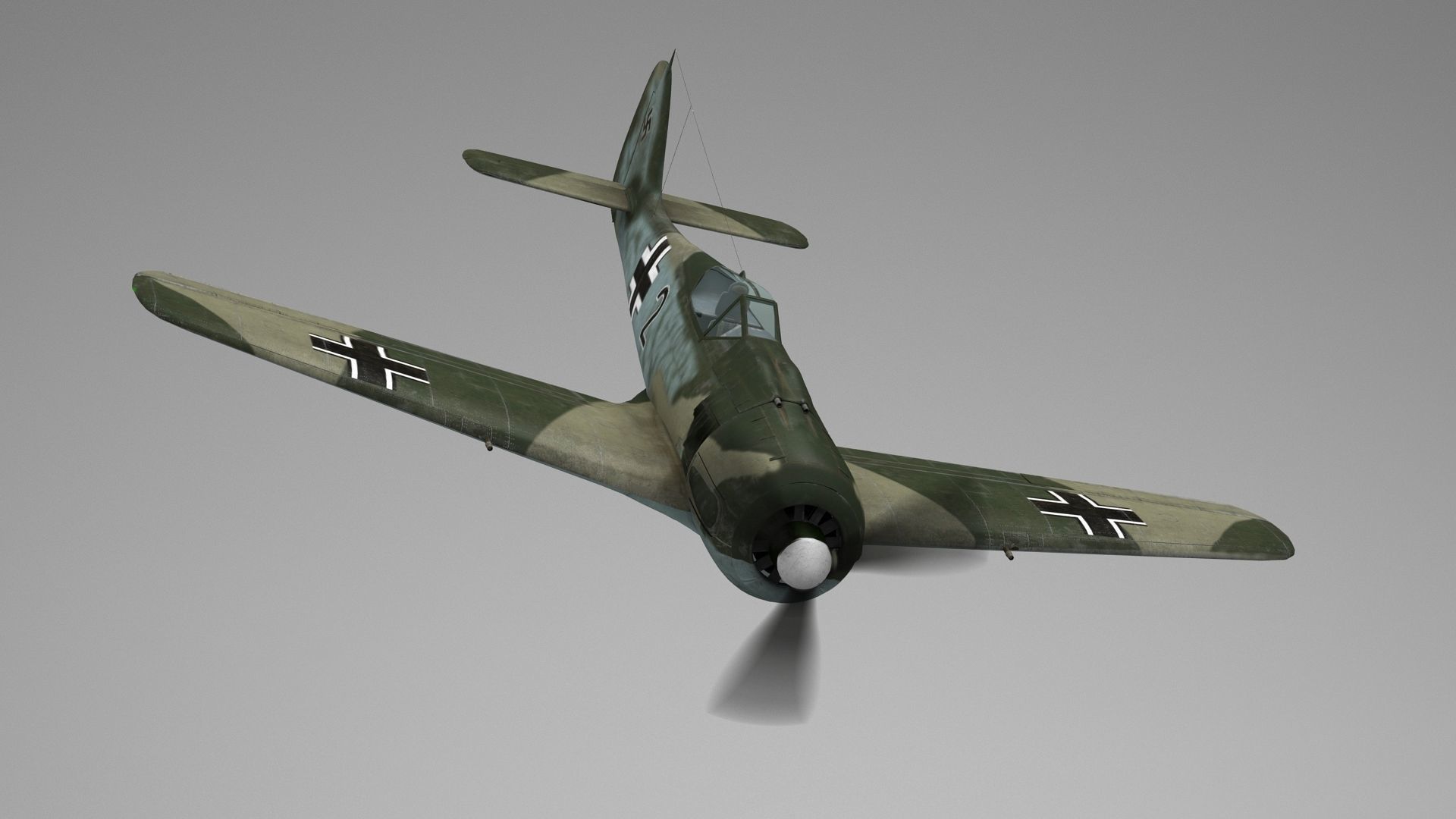 Focke Wulf FW 190 3D model_8