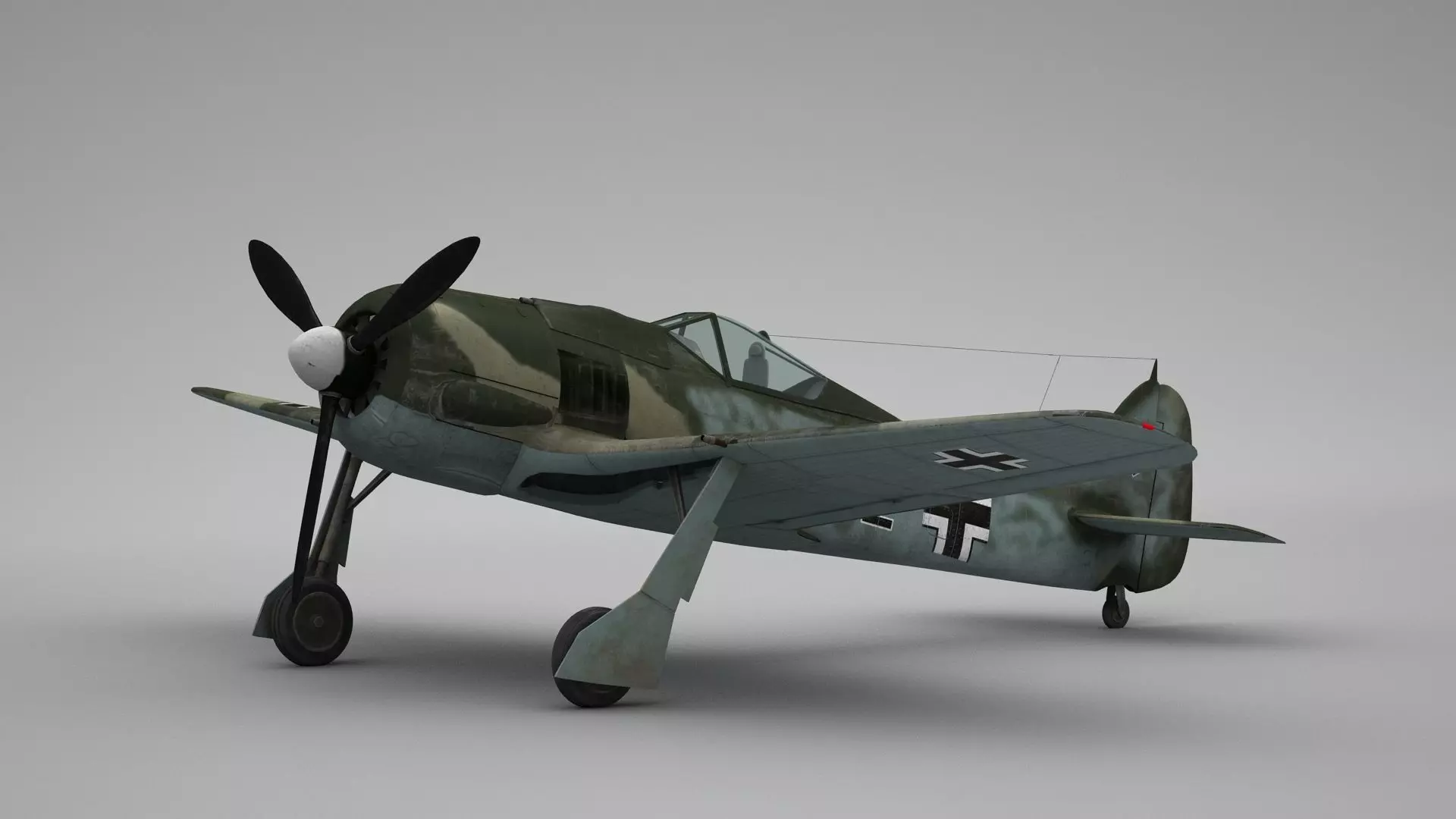 Focke Wulf FW 190 3D model_0