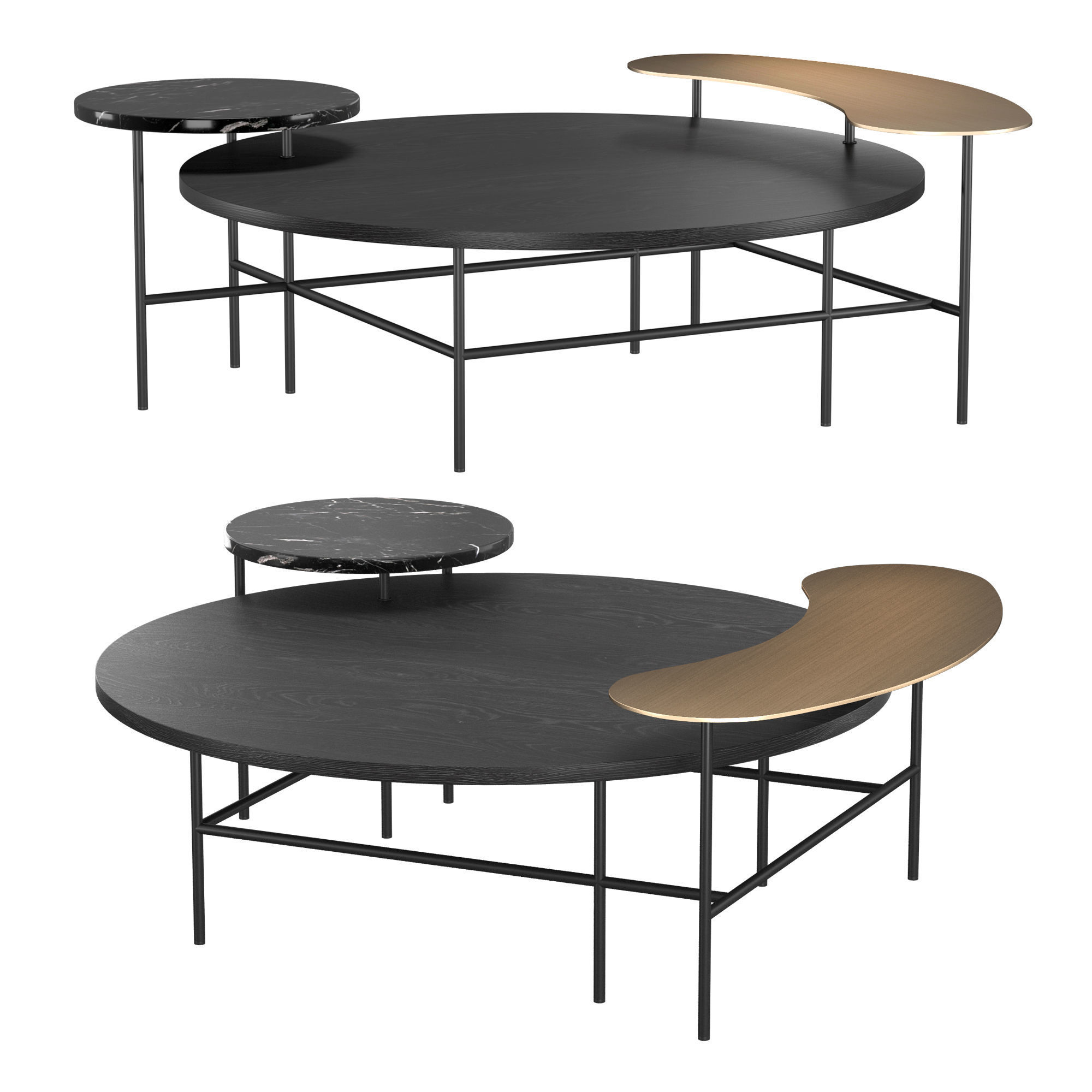 Palette JH25 Coffee Table 3D model_1