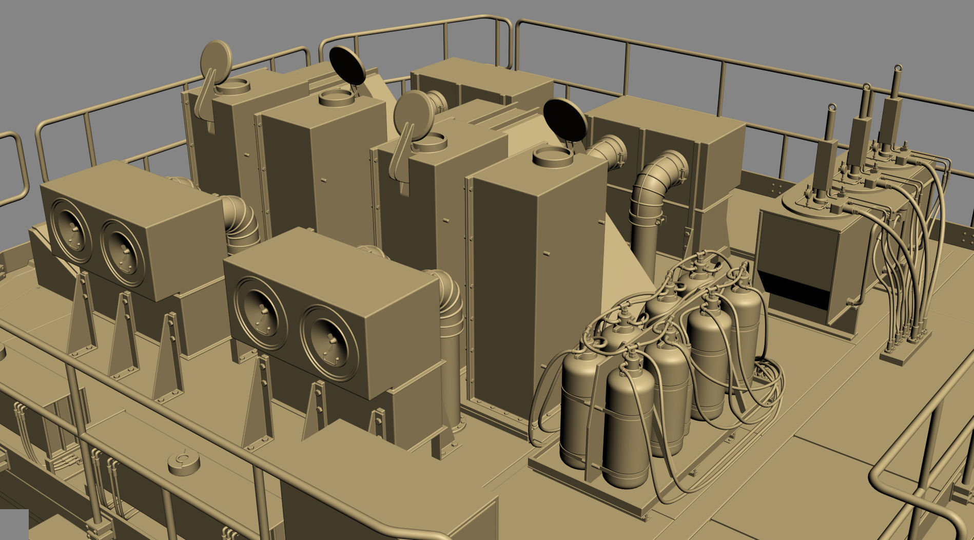 Mining Excavator Komatsu PC8000-6 Loading Shovel Rigged 3D model_63