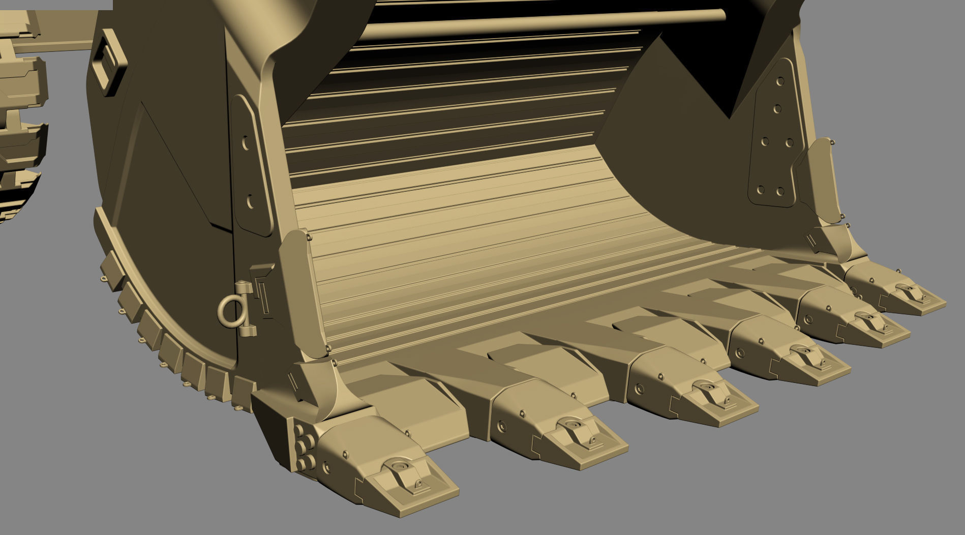 Mining Excavator Komatsu PC8000-6 Loading Shovel Rigged 3D model_55