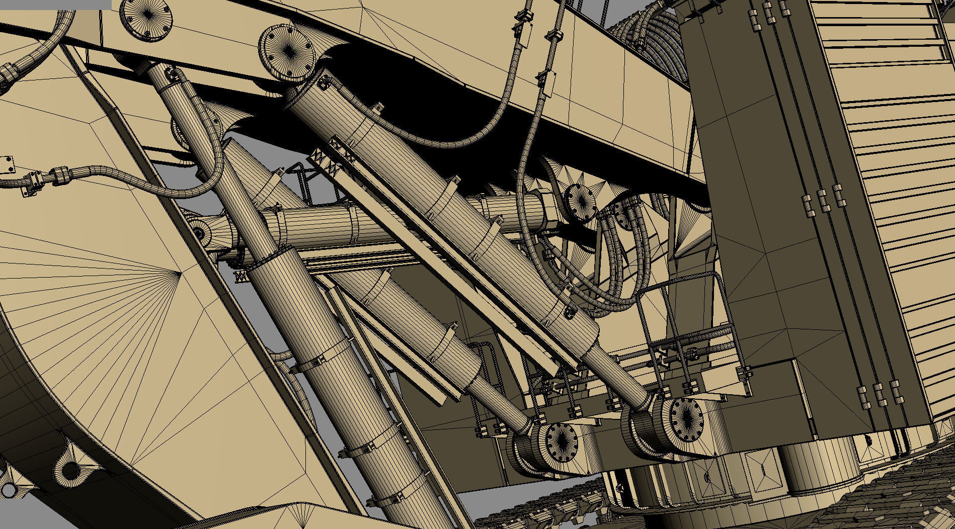 Mining Excavator Komatsu PC8000-6 Loading Shovel Rigged 3D model_60