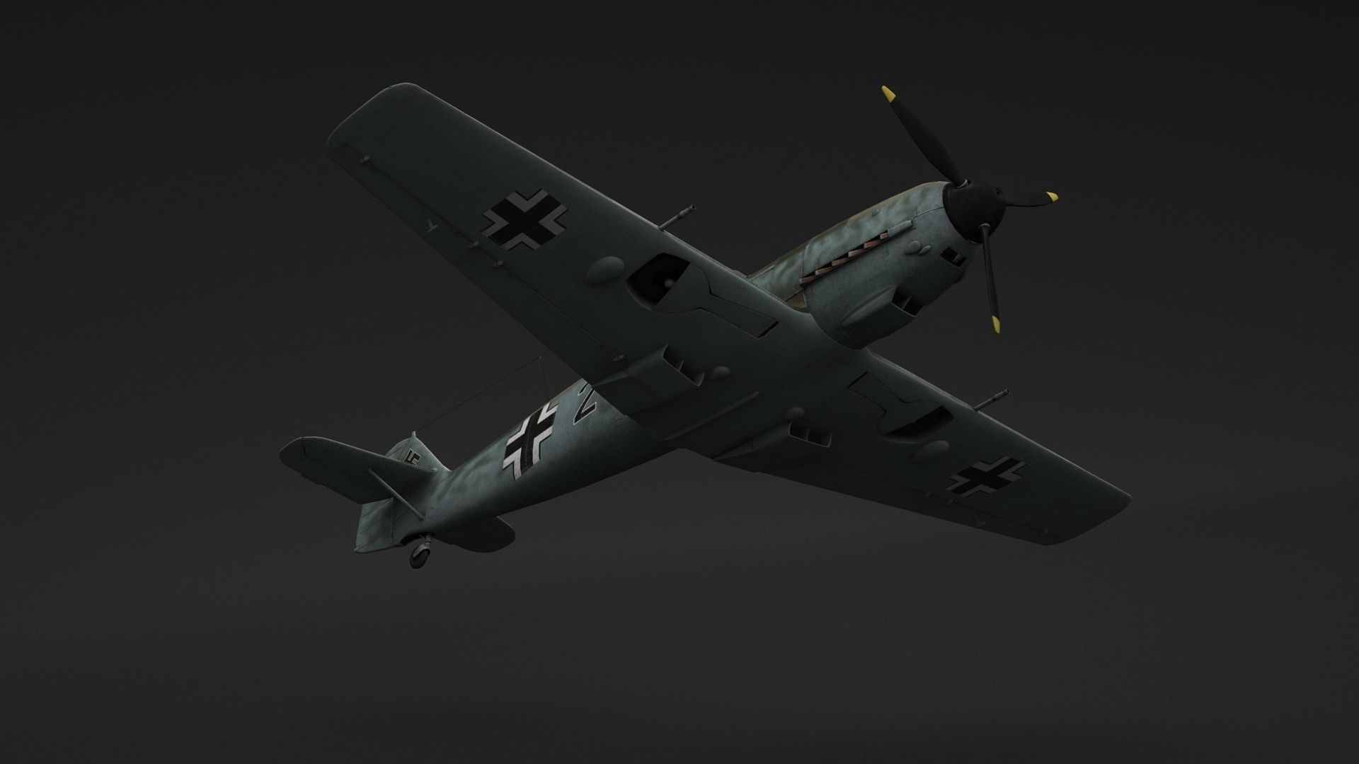 Messerschmitt  BF109 3D model_5