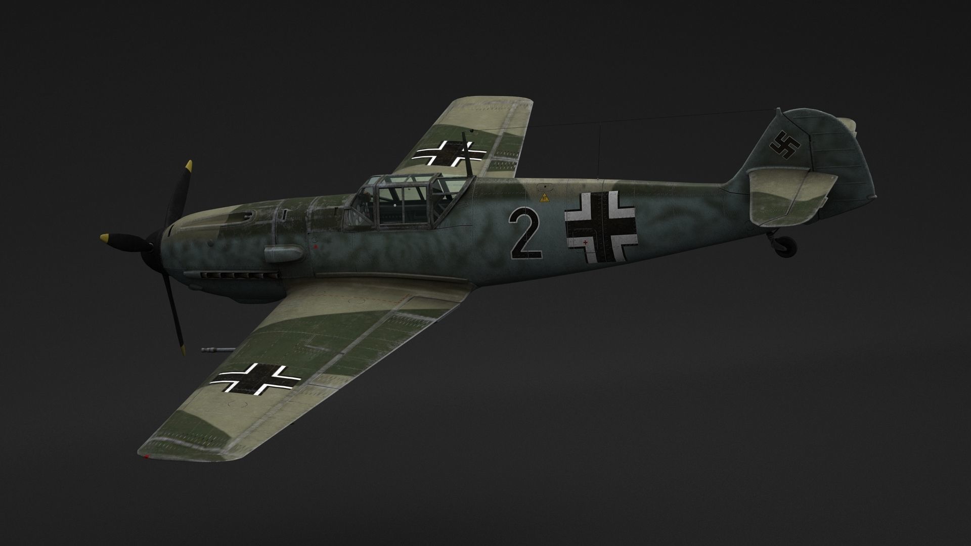 Messerschmitt  BF109 3D model_1