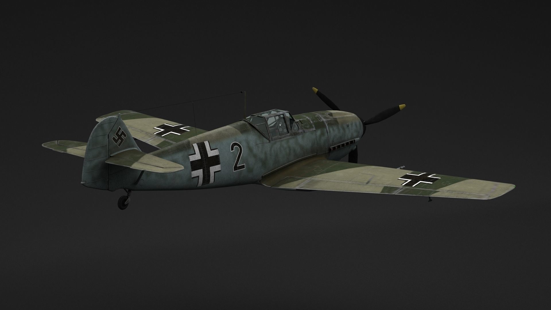 Messerschmitt  BF109 3D model_3