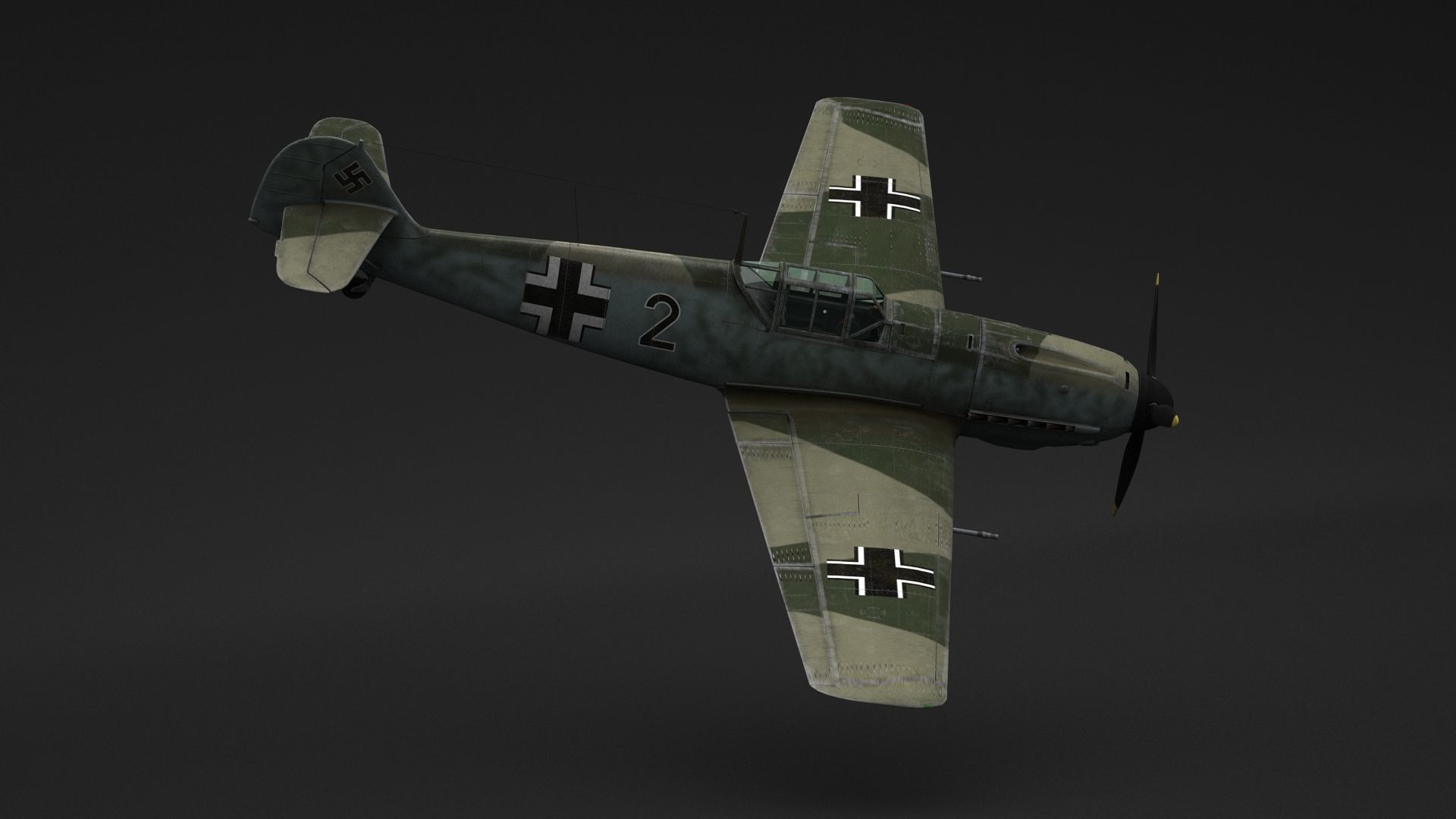 Messerschmitt  BF109 3D model_4