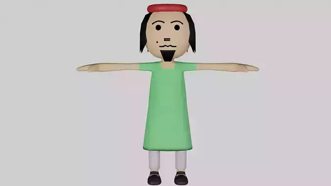 Mjo Character Pagal Beta Low-poly 3D model