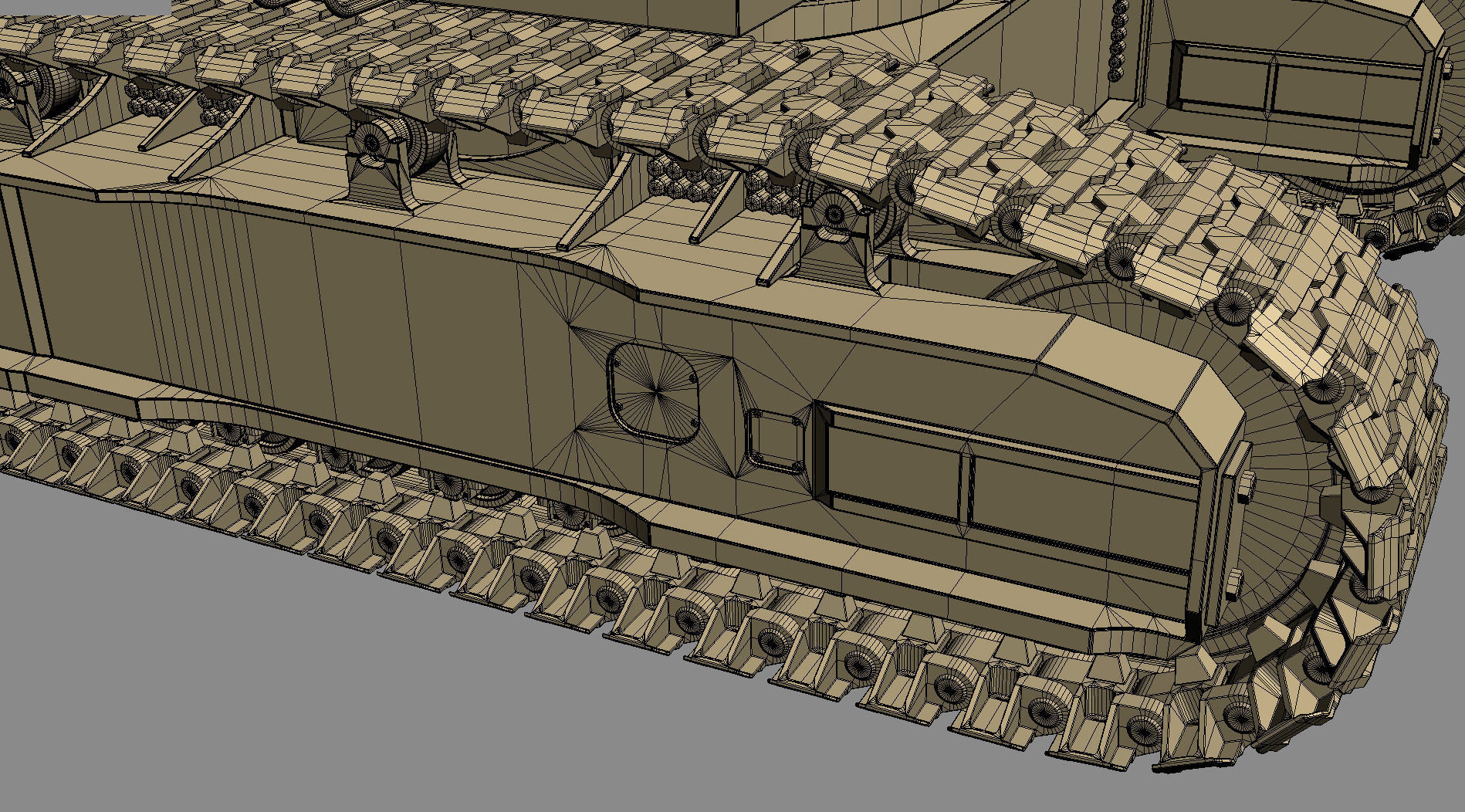 Mining Excavator Komatsu PC8000-6 Backhoe Rigged 3D model_57
