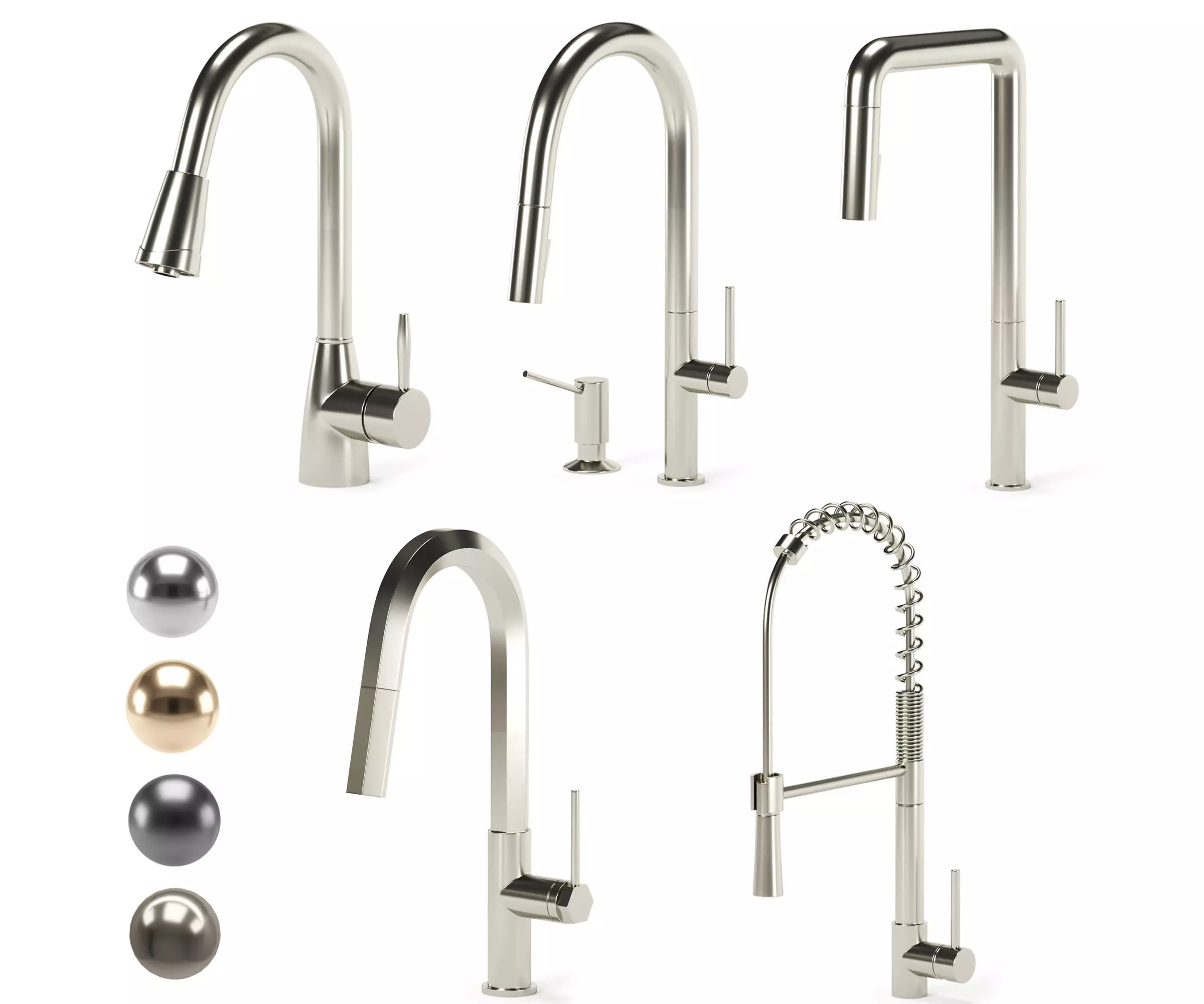 VIGO kitchen faucets 3D model_0