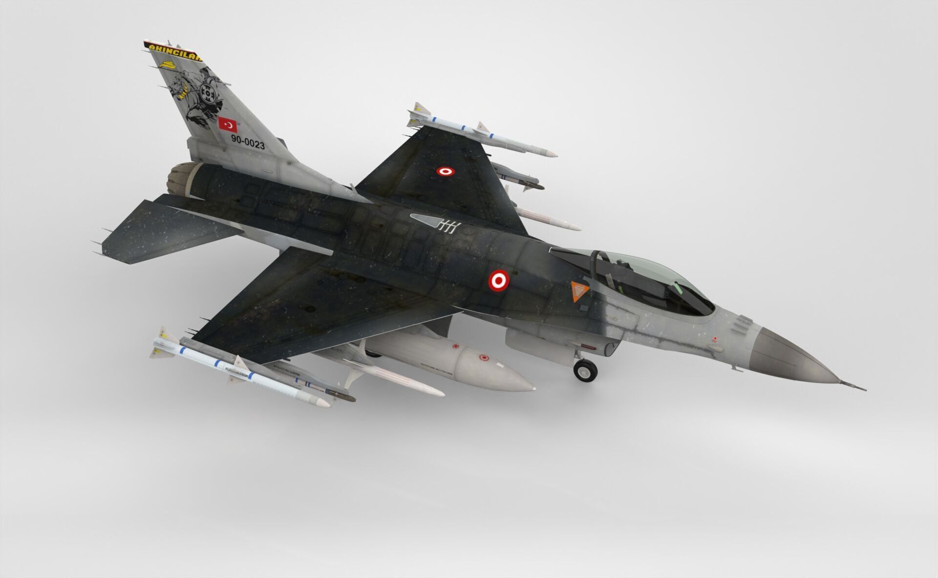 F-16 Fighting Falcon 3D model_6