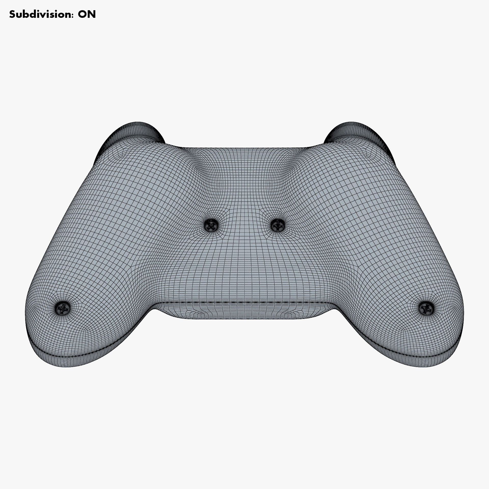Generic Video Game Controller M 5 3D model_29