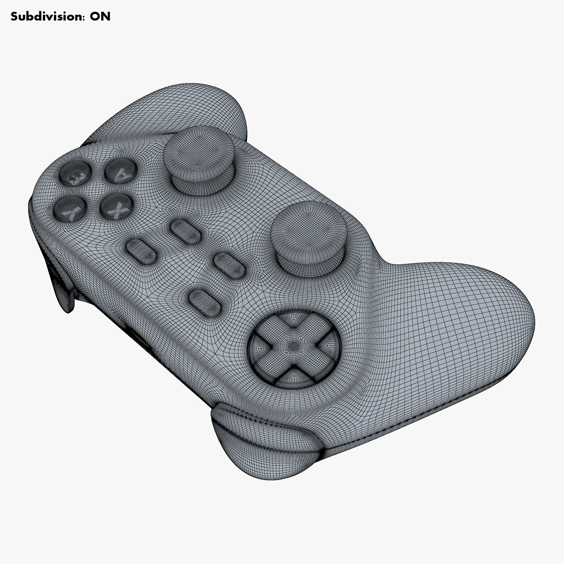Generic Video Game Controller M 5 3D model_17