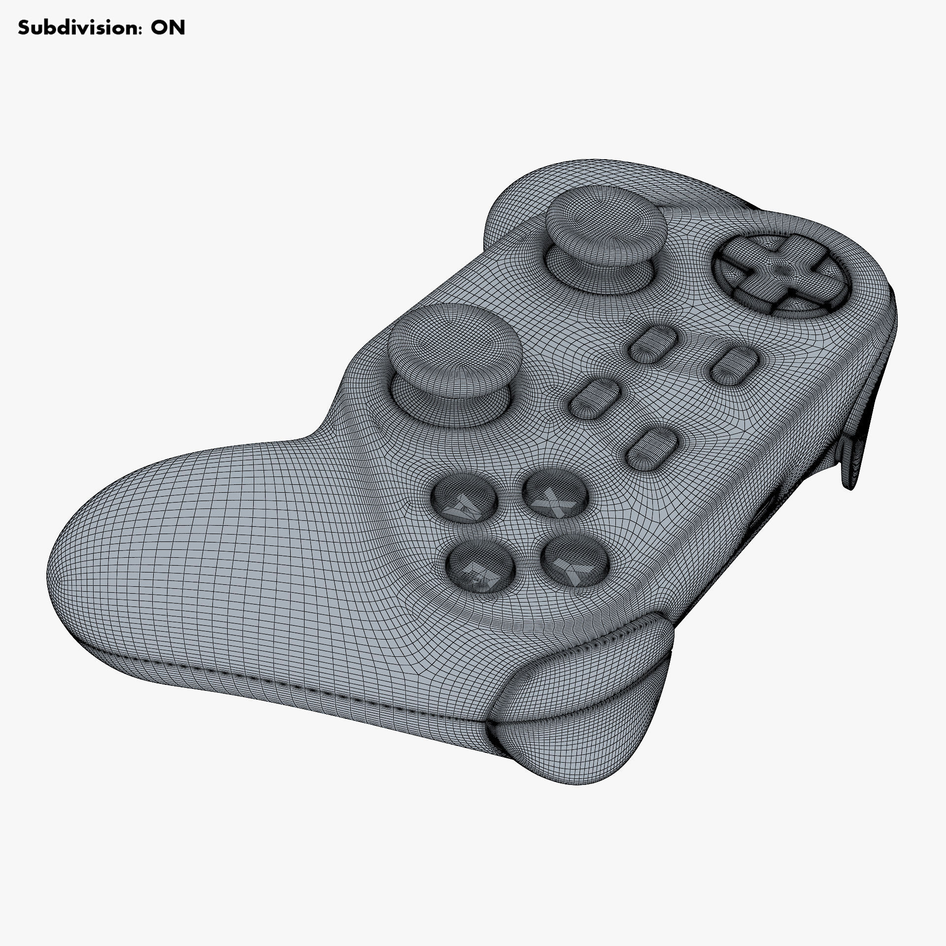 Generic Video Game Controller M 5 3D model_21