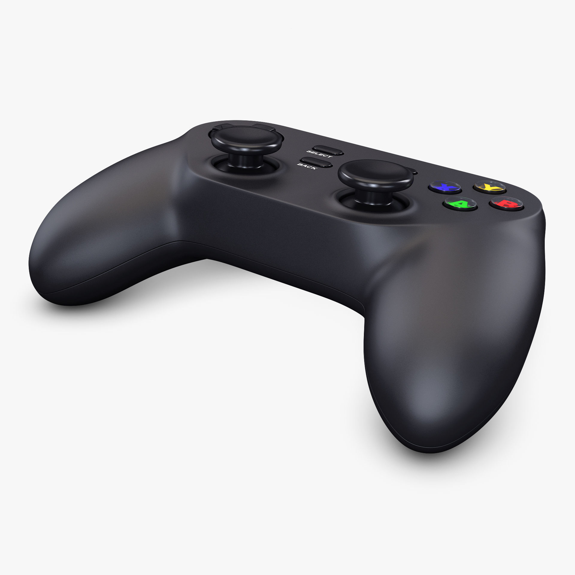 Generic Video Game Controller M 5 3D model_5
