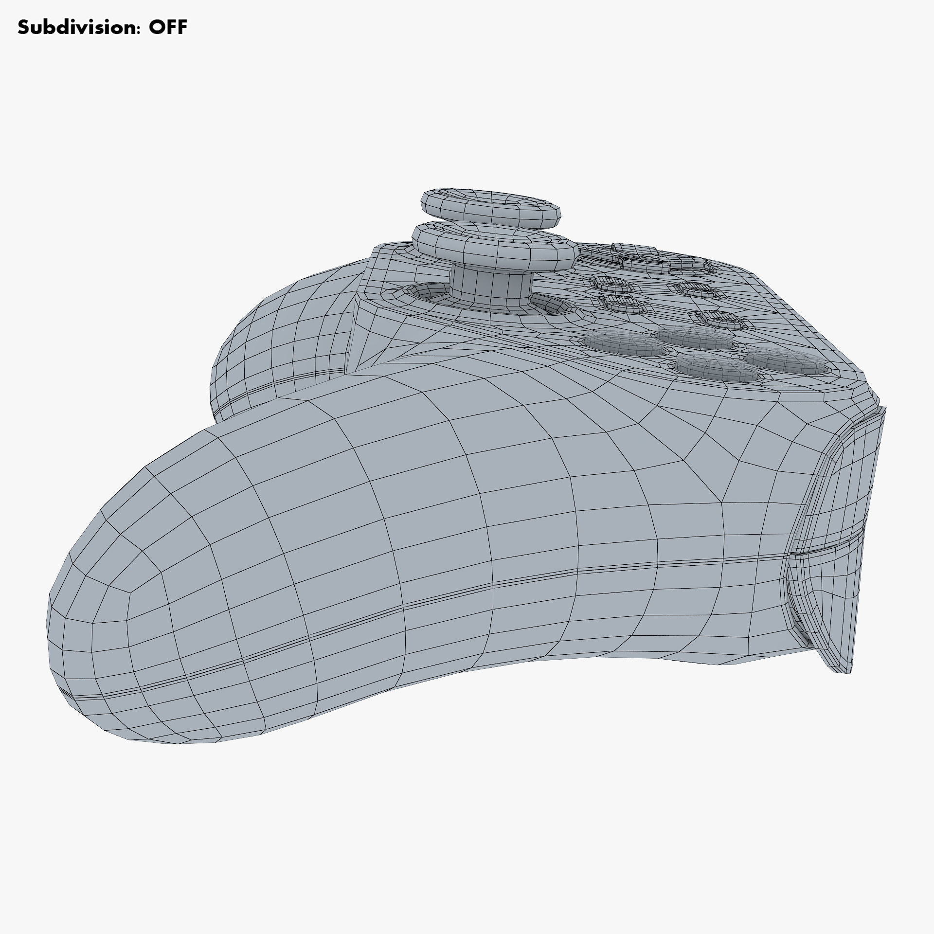 Generic Video Game Controller M 5 3D model_26