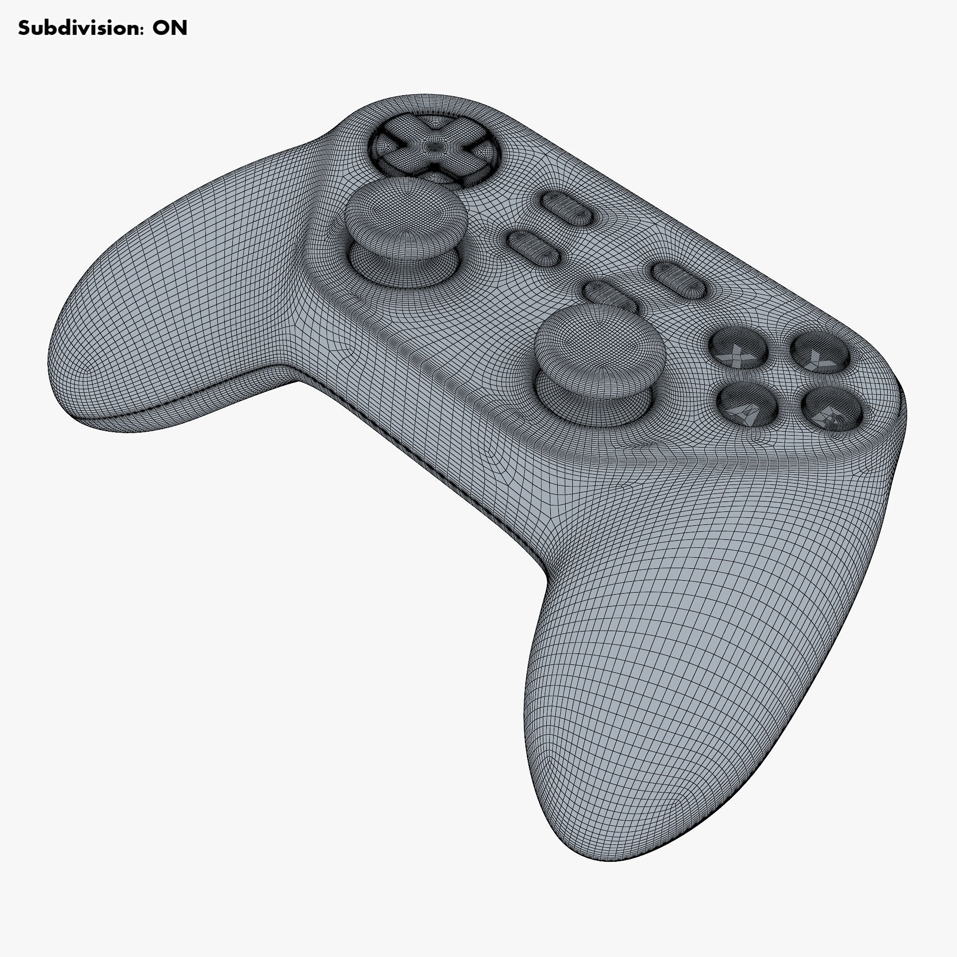 Generic Video Game Controller M 5 3D model_15