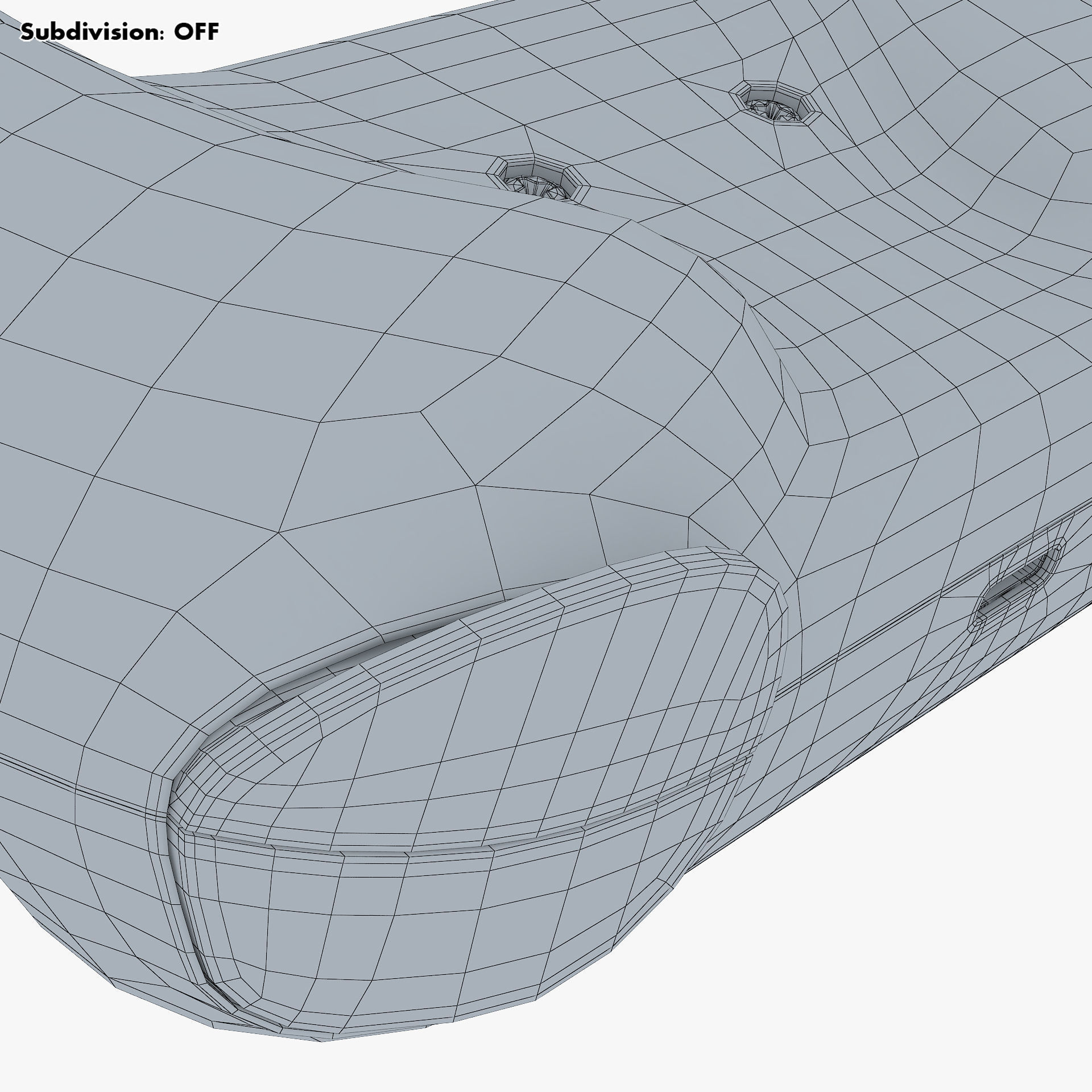 Generic Video Game Controller M 5 3D model_36