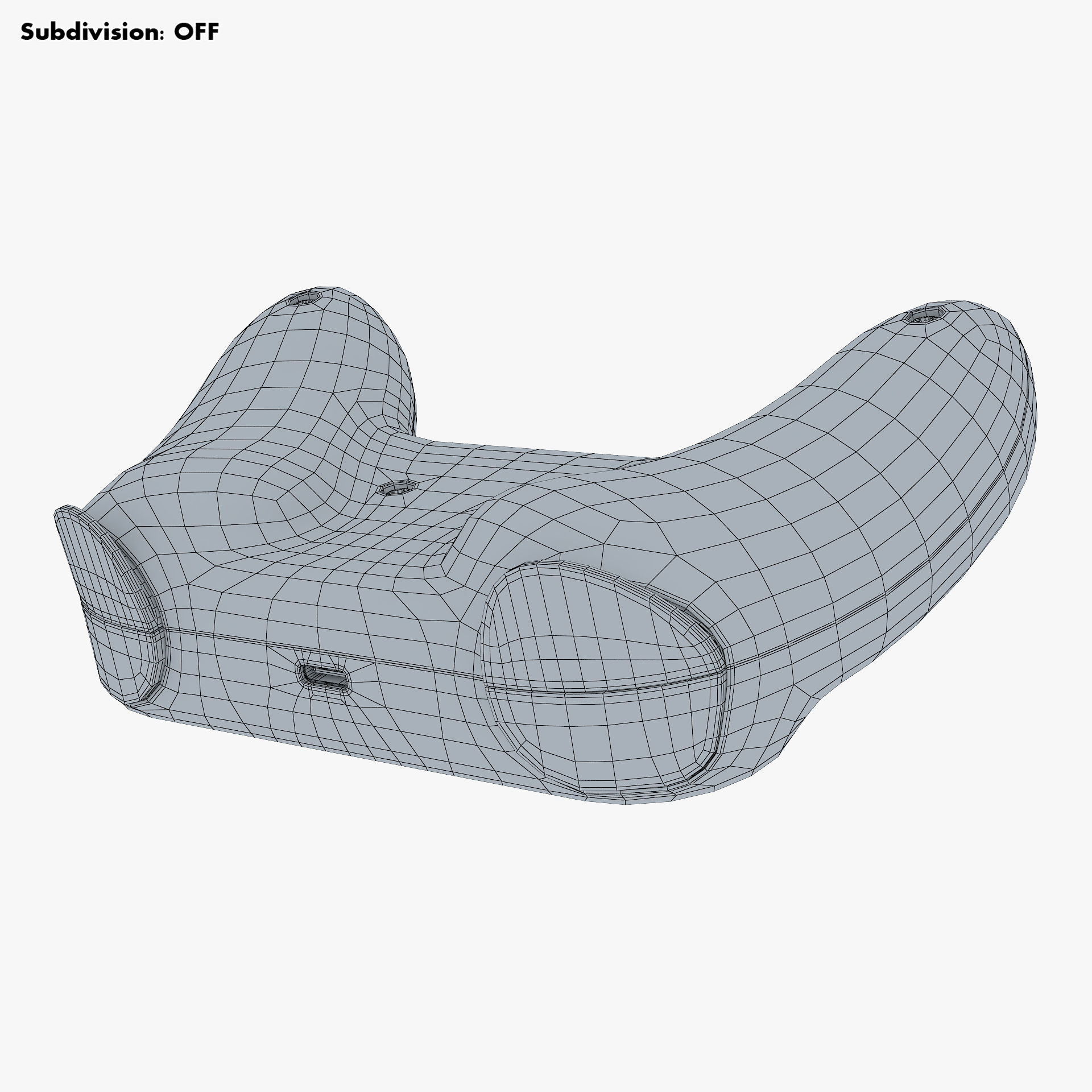Generic Video Game Controller M 5 3D model_32