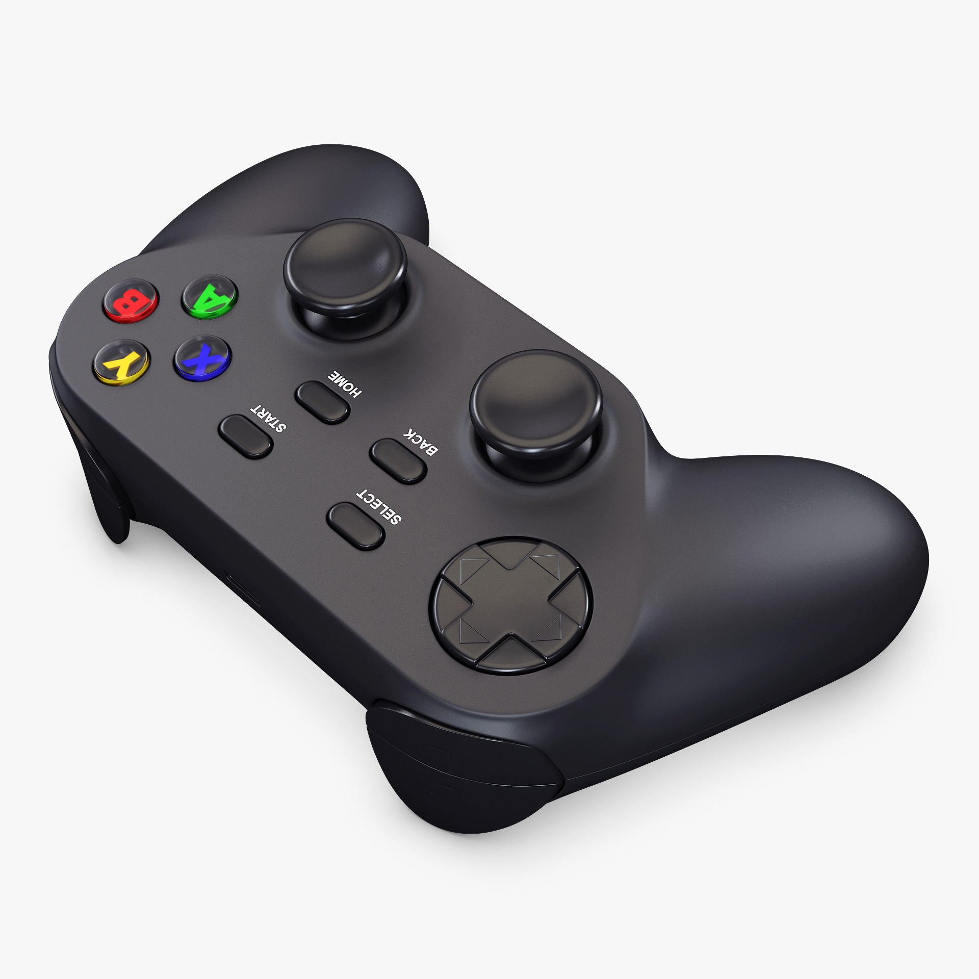 Generic Video Game Controller M 5 3D model_2