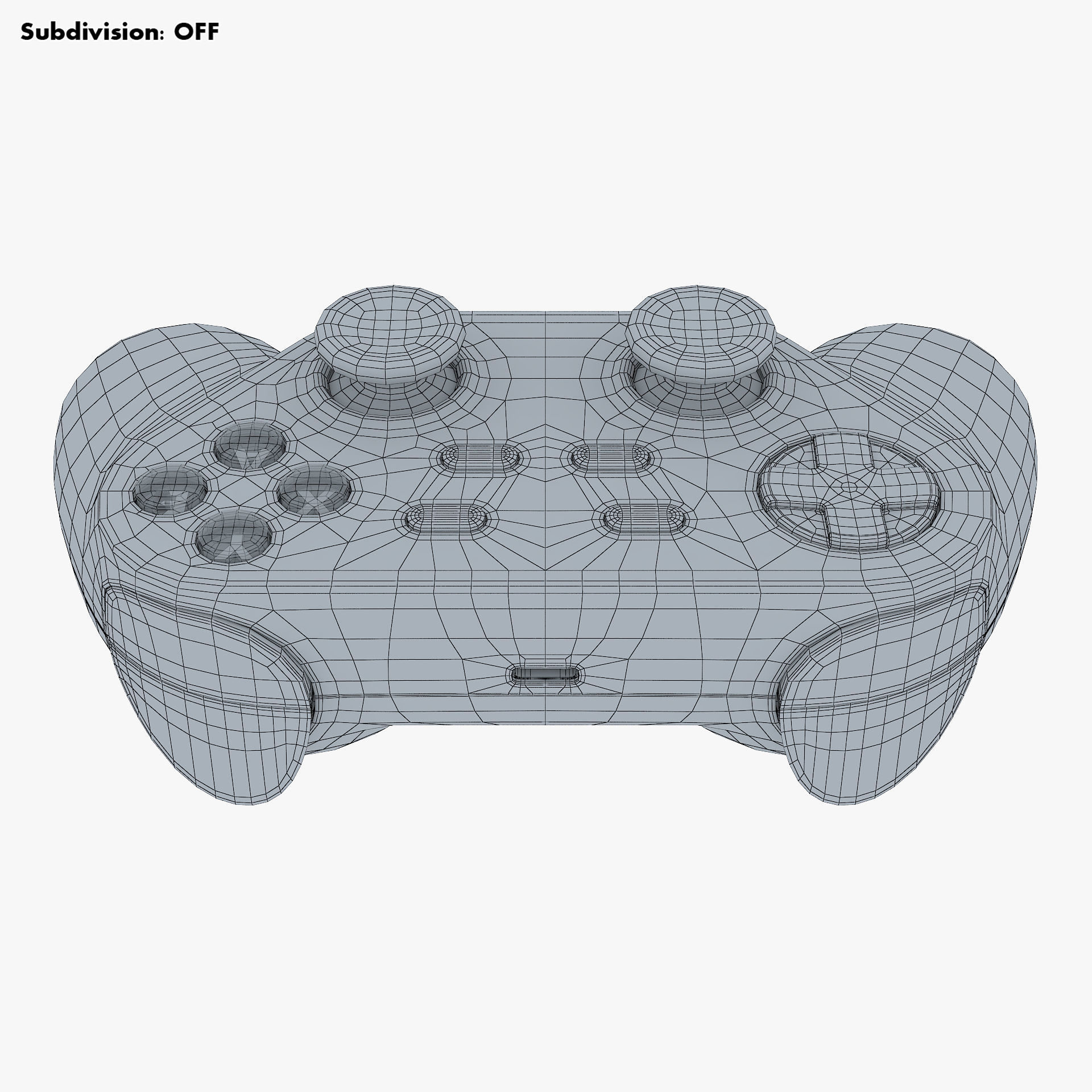 Generic Video Game Controller M 5 3D model_20