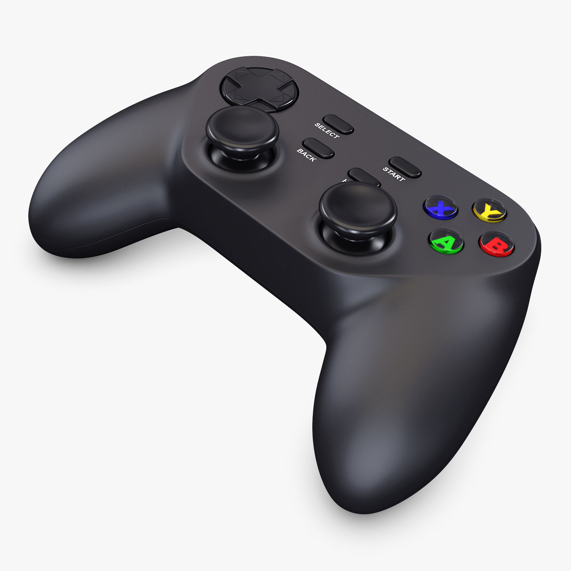 Generic Video Game Controller M 5 3D model_1