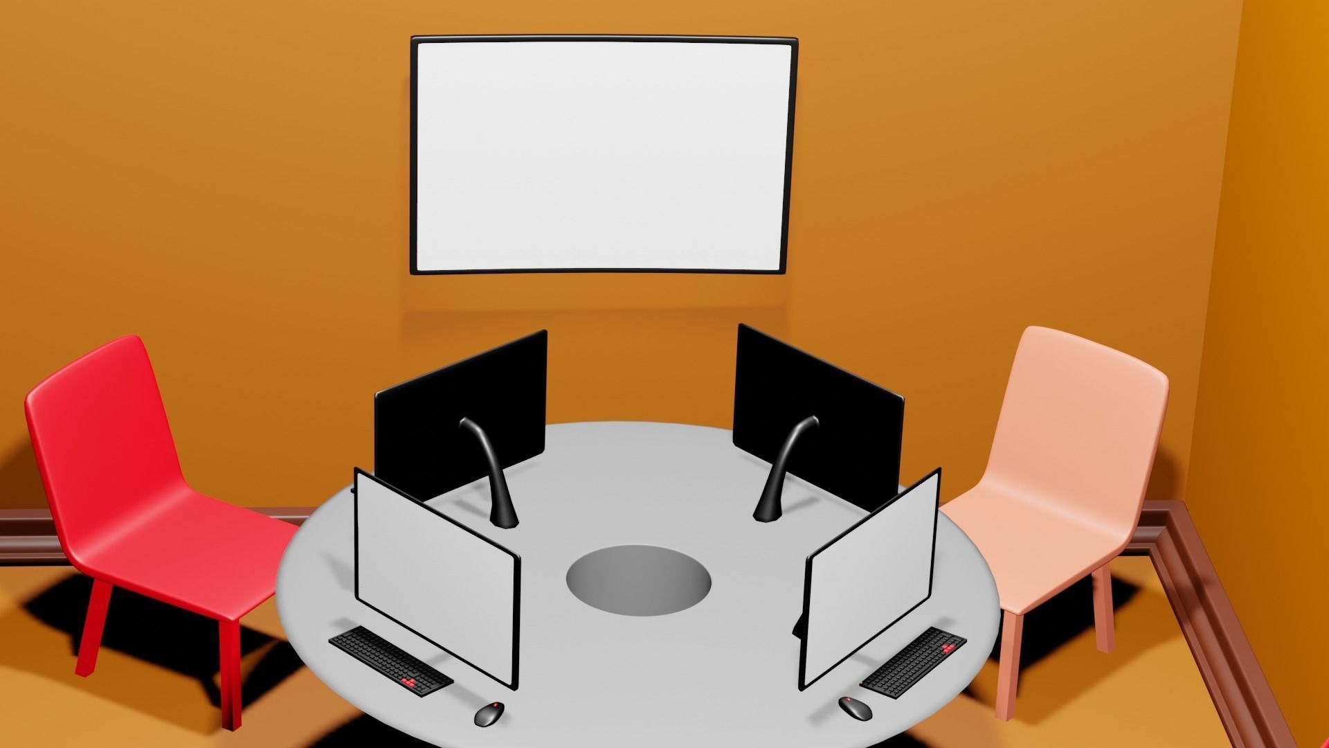 office room 3D model_1