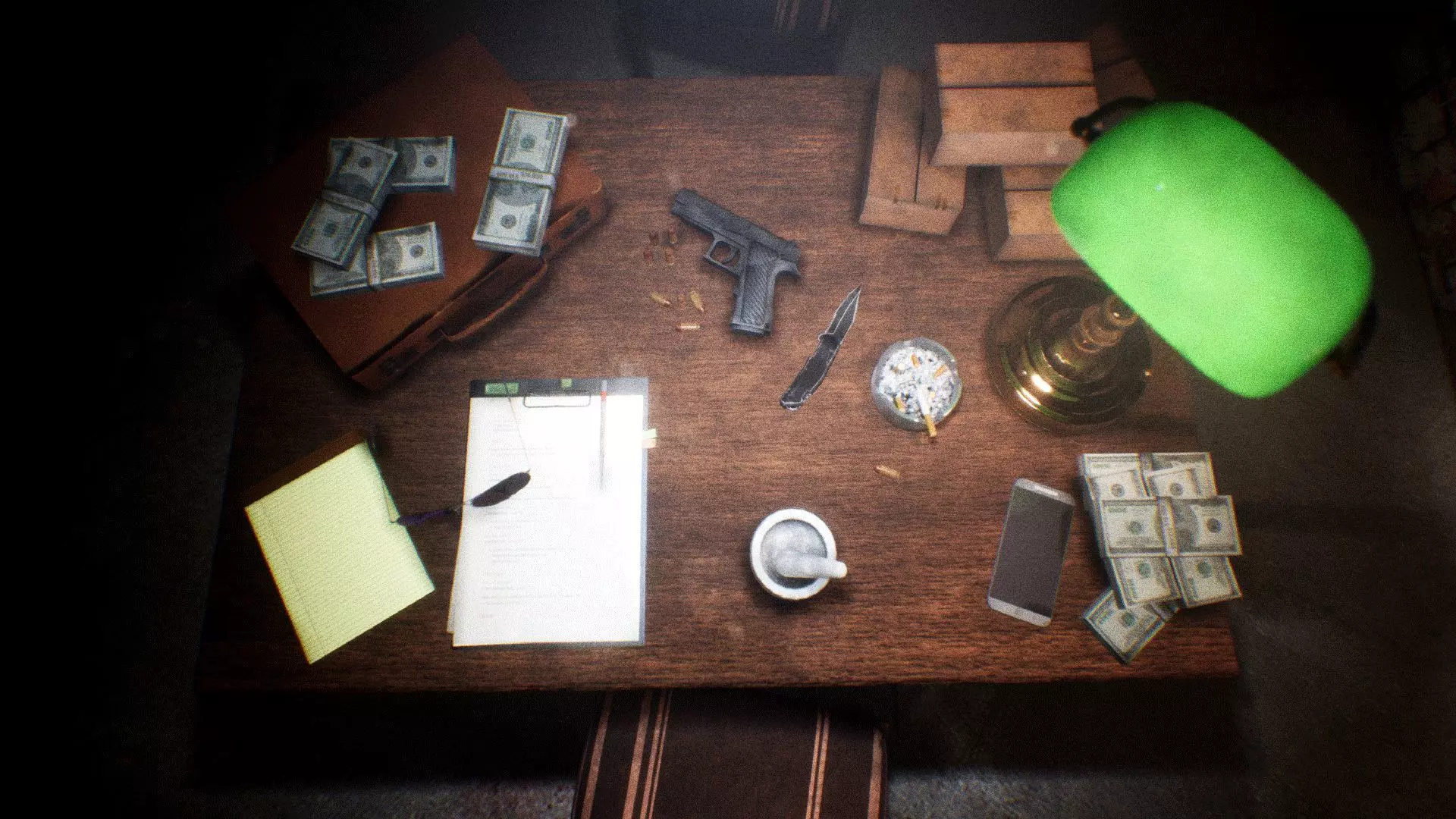 Mafia Environment Modular Environment 35 Assets Low-poly 3D model
