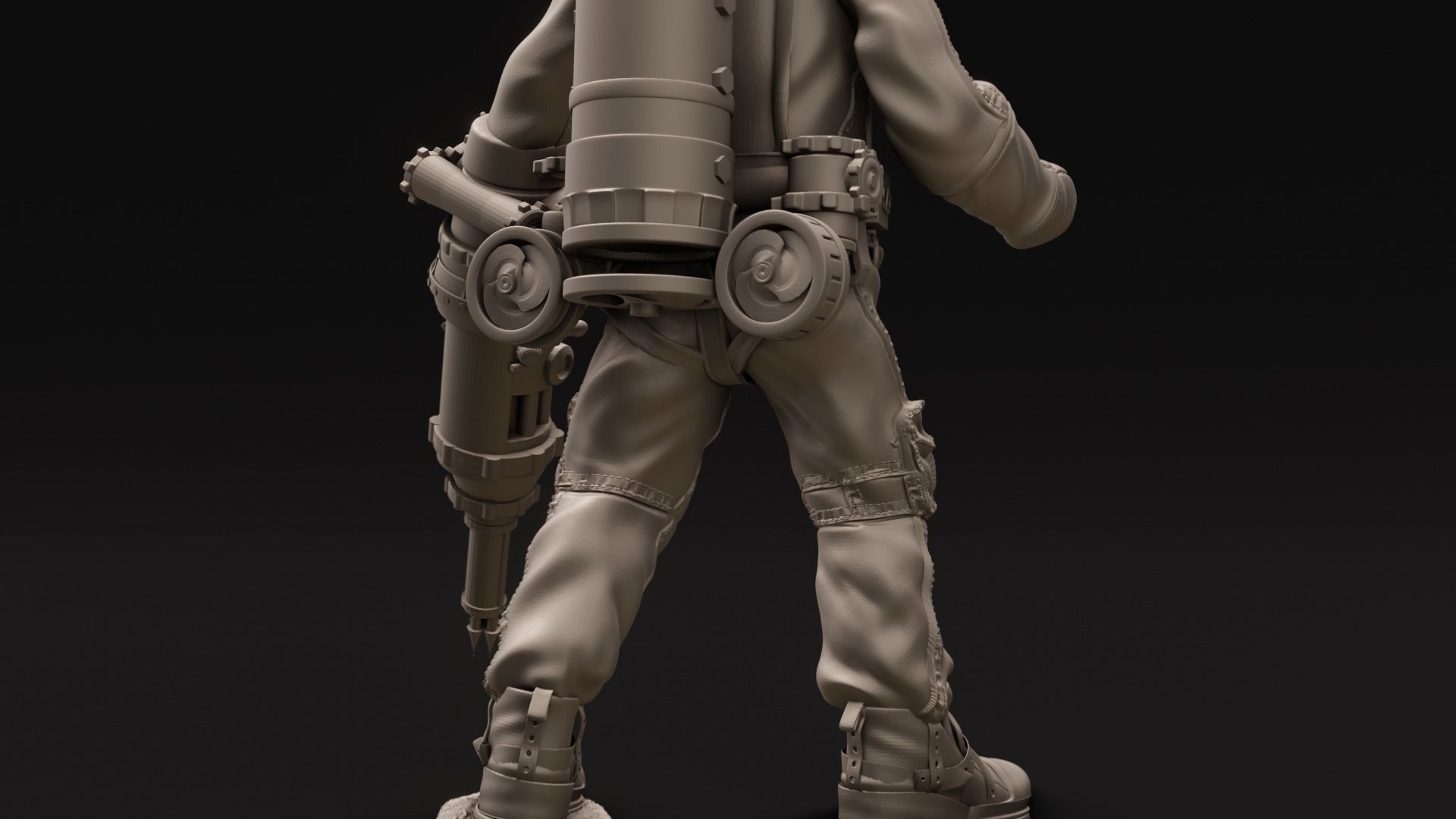 Diver Miniature Figure 3d print  3D print model_32