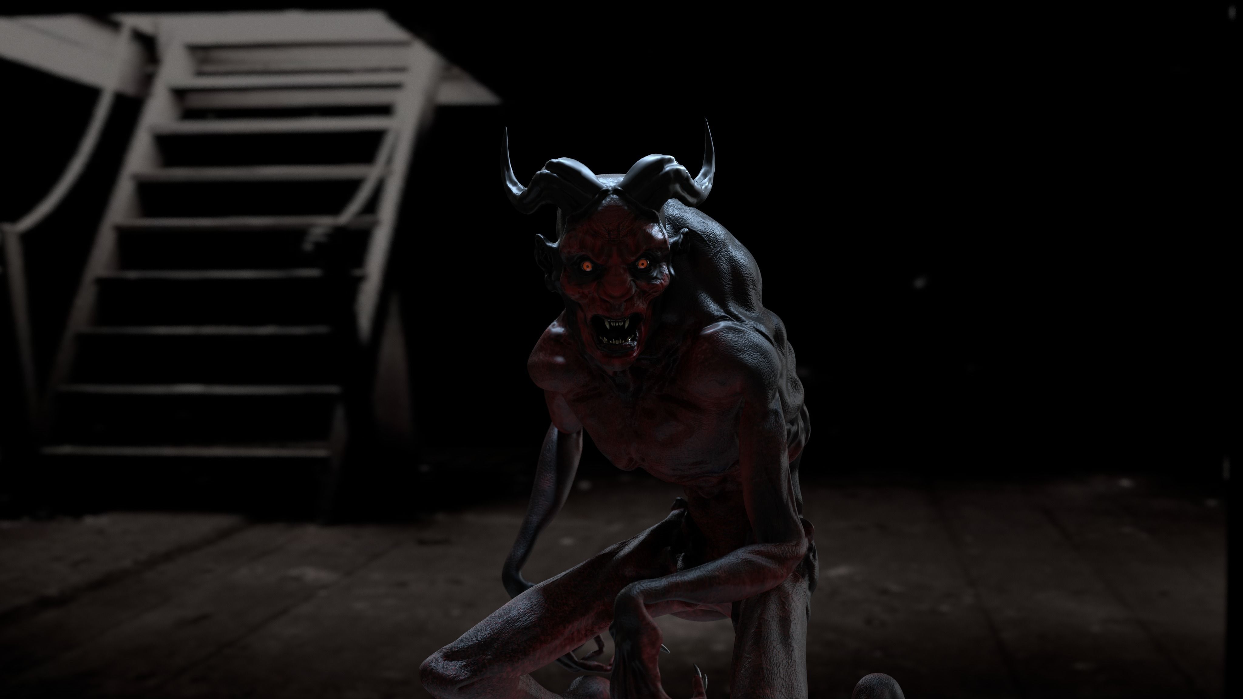 THE EXORCIST DEVIL 3D model_2